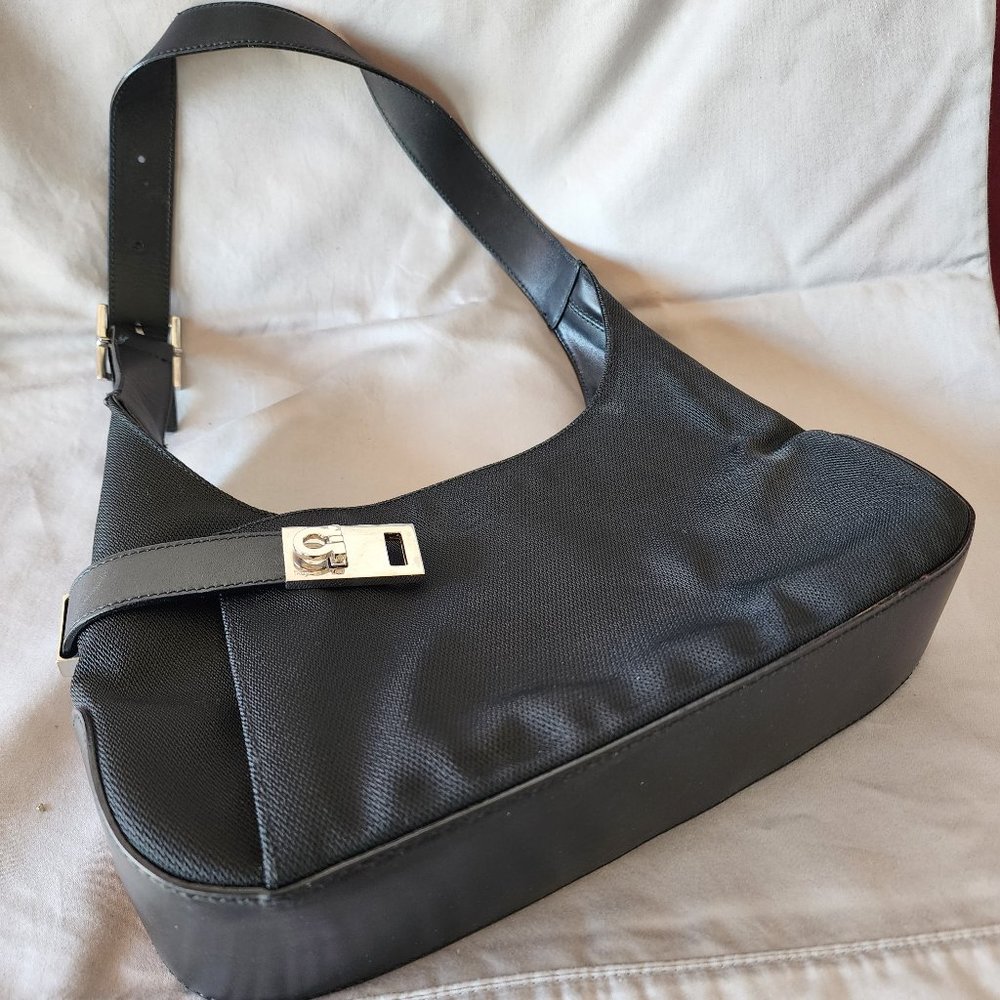 Rare Authentic Salvatore Ferragamo Gancini Shoulder Bag
